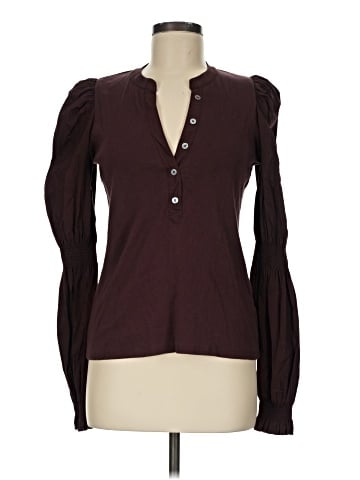 Veronica Beard Jeans Long Sleeve Henley (view 1)