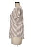 Green Envelope Stripes Tan Short Sleeve T-Shirt Size M - photo 5