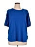 Max Studio Blue 3/4 Sleeve T-Shirt Size 1X - photo 1