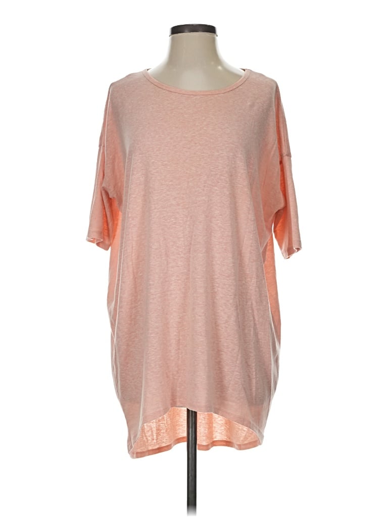 Pre-owned Lularoe 3/4 Sleeve T-shirt In Pink