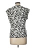 Karl Lagerfeld Paris Silver Short Sleeve Blouse Size L (estimated) - photo 2