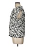 Karl Lagerfeld Paris Silver Short Sleeve Blouse Size L (estimated) - photo 5