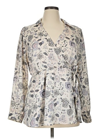 Torrid 3/4 Sleeve Blouse (view 1)