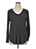 Gap 100% Rayon Black Long Sleeve Henley Size XL - photo 1