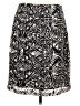 Chico's Graphic Black Casual Skirt Size Lg (2) - photo 1