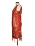 Jonathan Martin 100% Polyester Tie-dye Red Cocktail Dress Size 8 - photo 5