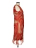 Jonathan Martin 100% Polyester Tie-dye Red Cocktail Dress Size 8 - photo 4