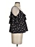 Olivia Grey 100% Polyester Black Sleeveless Blouse Size S - photo 4