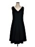 Talbots 100% Polyester Solid Black Cocktail Dress Size 16 - photo 1