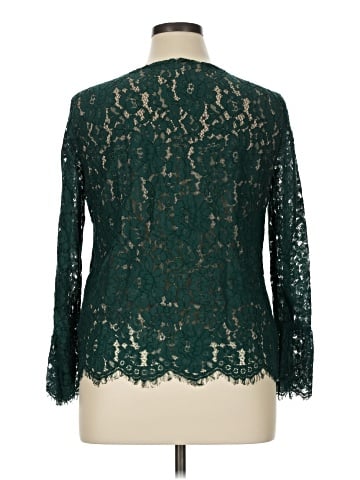 Rose + Olive Long Sleeve Blouse (view 2)