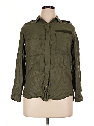 Trafaluc by Zara Long Sleeve Button-Down Shirt (view 1)