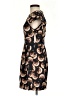 Halston Heritage 100% Polyester Print Brown Casual Dress Size 0 - photo 5