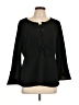 Chico's Black Long Sleeve Blouse Size Lg (2) - photo 1