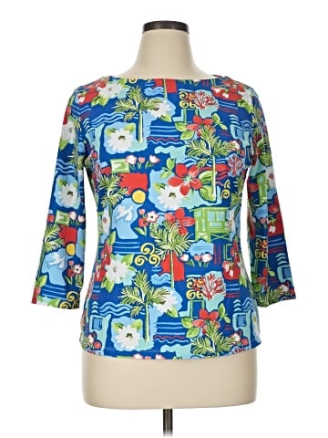 J. McLaughlin 3/4 Sleeve Blouse (view 1)