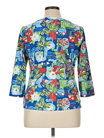 J. McLaughlin 3/4 Sleeve Blouse (view 2)