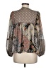 Maurices 100% Polyester Brown Long Sleeve Blouse Size M - photo 2