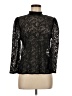 Gap Solid Black 3/4 Sleeve Blouse Size M - photo 1