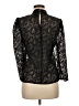 Gap Solid Black 3/4 Sleeve Blouse Size M - photo 2