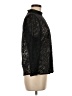 Gap Solid Black 3/4 Sleeve Blouse Size M - photo 4