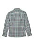 Lands' End 100% Baumwolle Checkered-gingham Green Purple Long Sleeve Button-Down Shirt Size 10 - photo 2