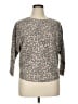Sioni Animal Print Gray Cardigan Size XL - photo 1