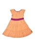 Tea 100% Cotton Polka Dots Orange Dress Size 4 - photo 2