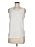 Athleta White Silver Sleeveless T-Shirt Size M - photo 1