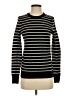 Nordstrom 100% Cashmere Stripes Black Cashmere Pullover Sweater Size XS - photo 1