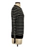 Nordstrom 100% Cashmere Stripes Black Cashmere Pullover Sweater Size XS - photo 4
