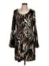 MSK Animal Print Brown Black Cocktail Dress Size L (estimated) - photo 1