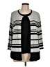 Alfred Dunner Gray Cardigan Size L - photo 1