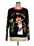 Holiday Time Tropical Black Pullover Sweater Size 16 - 18 - photo 1
