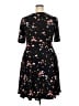 Torrid Floral Black Casual Dress Size 2X Plus (2) - photo 2