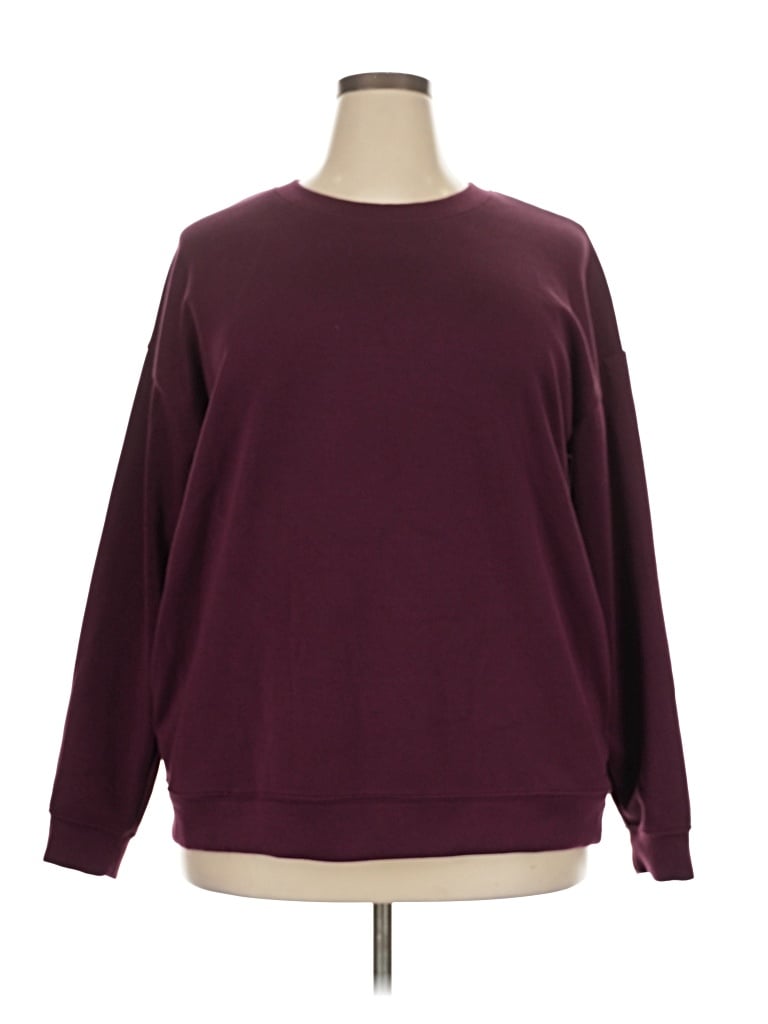Pre-owned Mondetta Sweatshirt In Burgundy