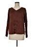 Melissa Nepton Brown Long Sleeve Blouse Size M - photo 1