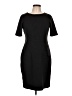 Ellen Tracy Solid Black Cocktail Dress Size 10 - photo 1