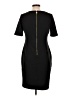 Ellen Tracy Solid Black Cocktail Dress Size 10 - photo 2