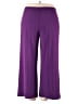 Bob Mackie Purple Active Pants Size 1X - photo 1