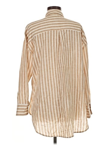 Maeve Long Sleeve Button-Down Shirt (view 2)