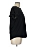 Adrianna Papell Black Short Sleeve Top Size L - photo 4