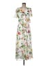 Kensie 100% Polyester Floral White Casual Dress Size 6 - photo 1