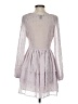 Forever 21 100% Polyester Hearts Gray Cocktail Dress Size S - photo 2