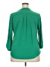 Perseption Green 3/4 Sleeve Blouse Size XXL (estimated) - photo 2