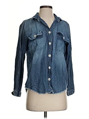 Democracy 3/4 Sleeve Button-Down Shirt (view 1)