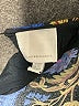 Anthropologie 100% Linen Paisley Animal Print Color Block Chevron-herringbone Graphic Floral Tropical Blue Jumpsuit Size 00 (petite) - photo 4