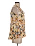 Floreat 100% Rayon Yellow Sleeveless Blouse Size 4 - photo 4