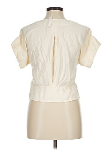 Madewell Pleated Short-Sleeve Top (view 2)