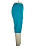 Alfred Dunner 100% Cotton Color Block Teal Active Pants Size 14 Petite - photo 4