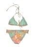 Roxy Tropical Green Two Piece Swimsuit Size S - photo 2