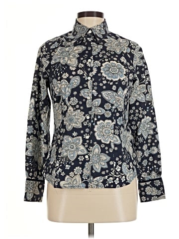 Ann Taylor Long Sleeve Button-Down Shirt (view 1)